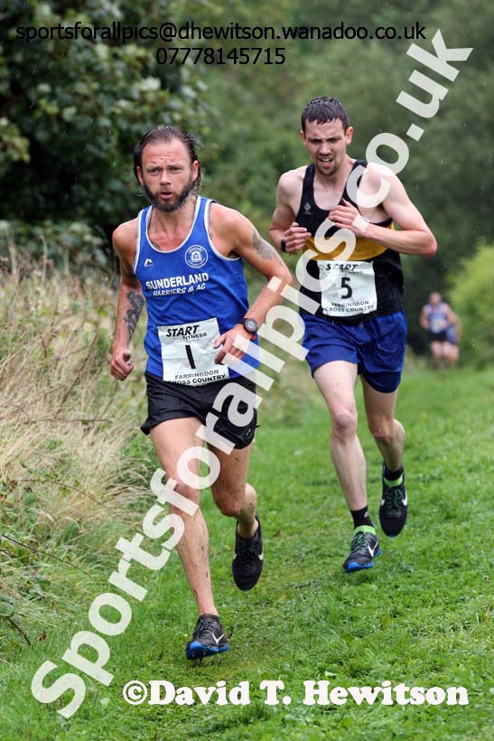 Senior mens relay, Sunderland Harriers Open Cross Counry, Farringdon Park, Sunderland. Photo: David T. Hewitson/Sports for All Pics
